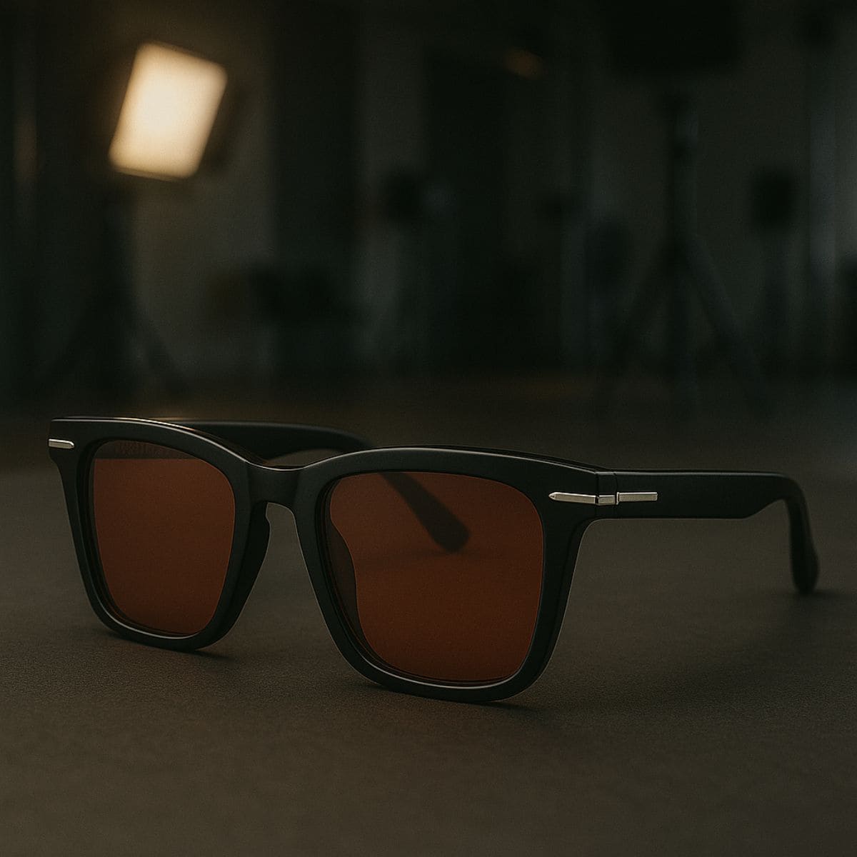 Retro simple small square frame sunglasses
