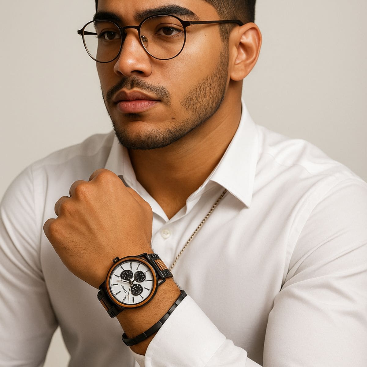 Wooden Chronograph Watch – Natural Craftsmanship Meets Modern Precision Stones Men