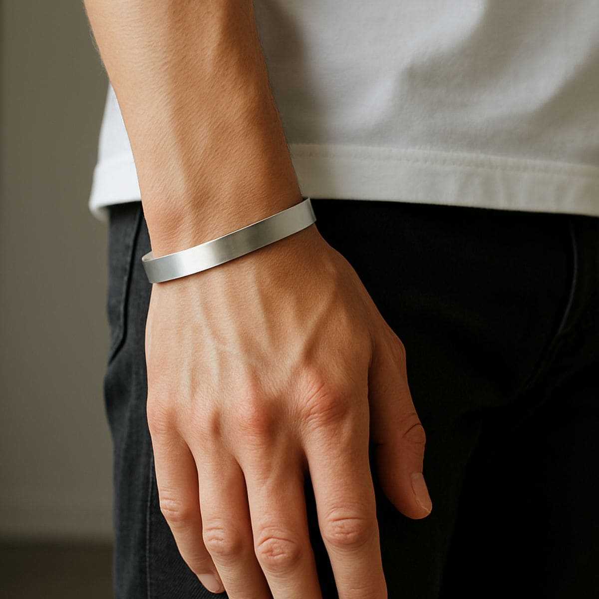 Men’s Stainless Steel Cuff Bracelet – Bold. Refined. Built to Last. Stones Men