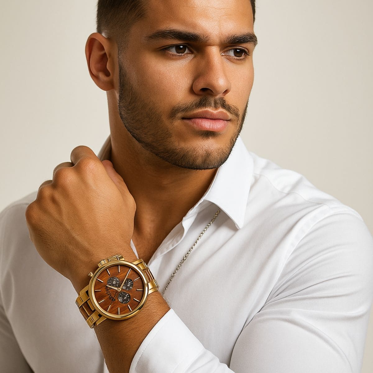 Wooden Chronograph Watch – Natural Craftsmanship Meets Modern Precision
