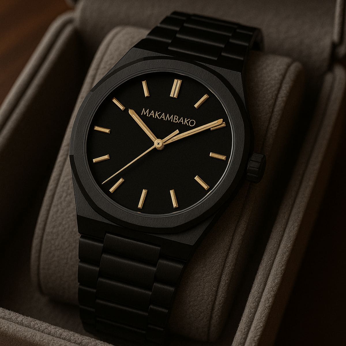 Stones Men Black Men’s Quartz – Where Minimalism Meets Power