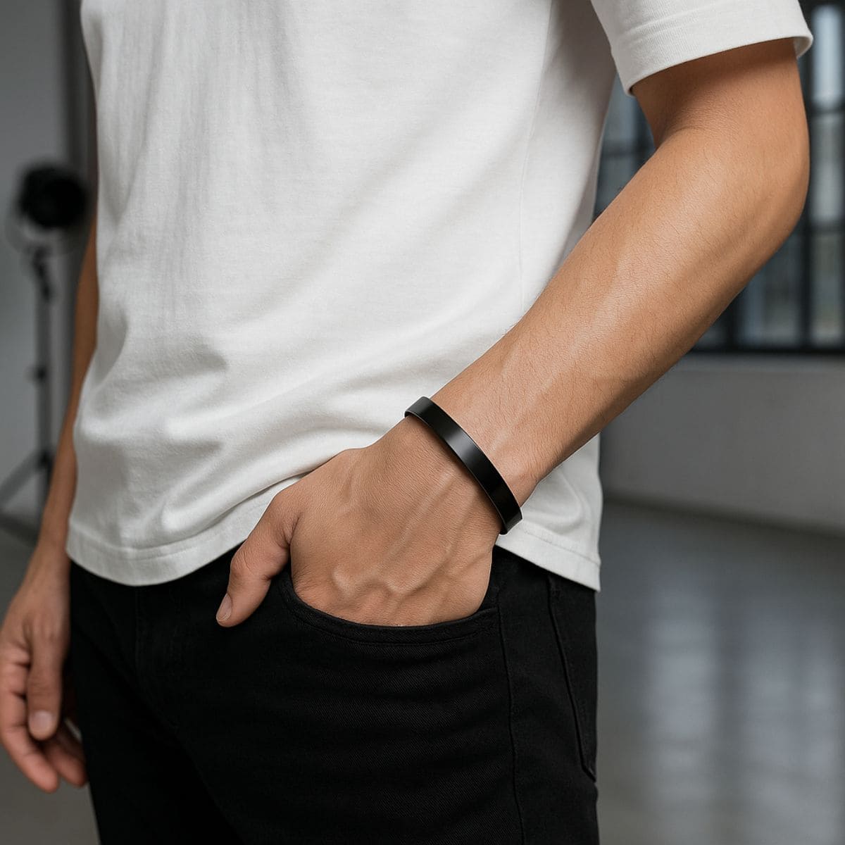 Men’s Stainless Steel Cuff Bracelet – Bold. Refined. Built to Last. Stones Men