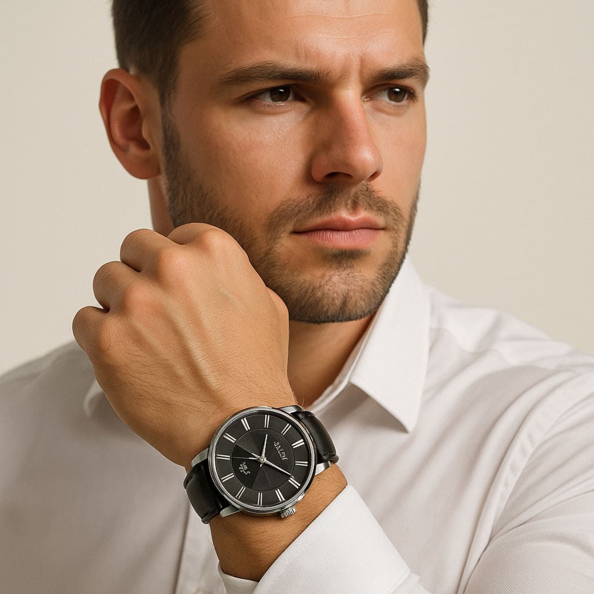 Luxury Blue Glass Men’s Watch – Classic Elegance. Timeless Attitude. Stones Men
