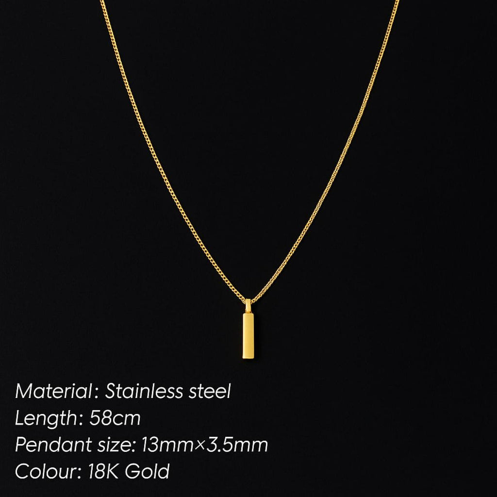 Men’s Platinum Box Chain Necklace – Sleek, Refined, and Built to Last Stones Men
