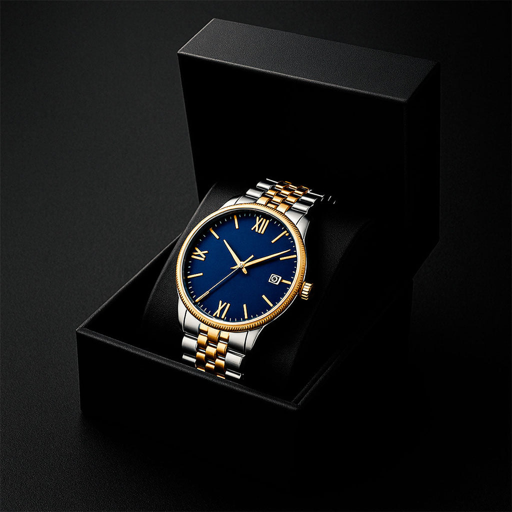 Stainless Steel Men’s Watch – Timeless Precision. Powerful Presence Stones Men