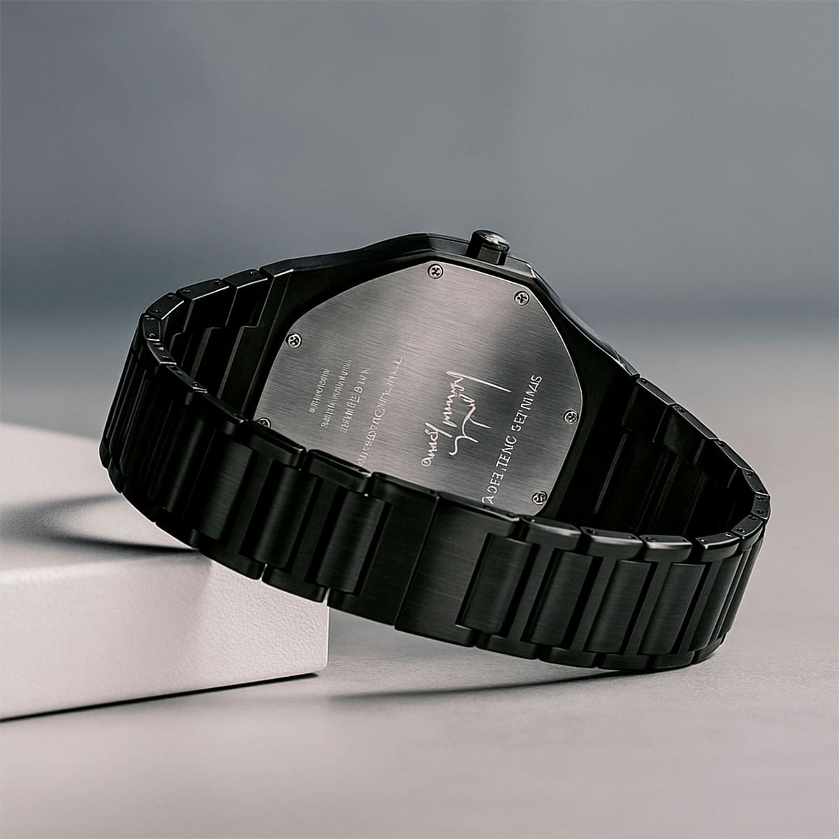 Stones Men Black Men’s Quartz – Where Minimalism (Waterproof) Stones Men
