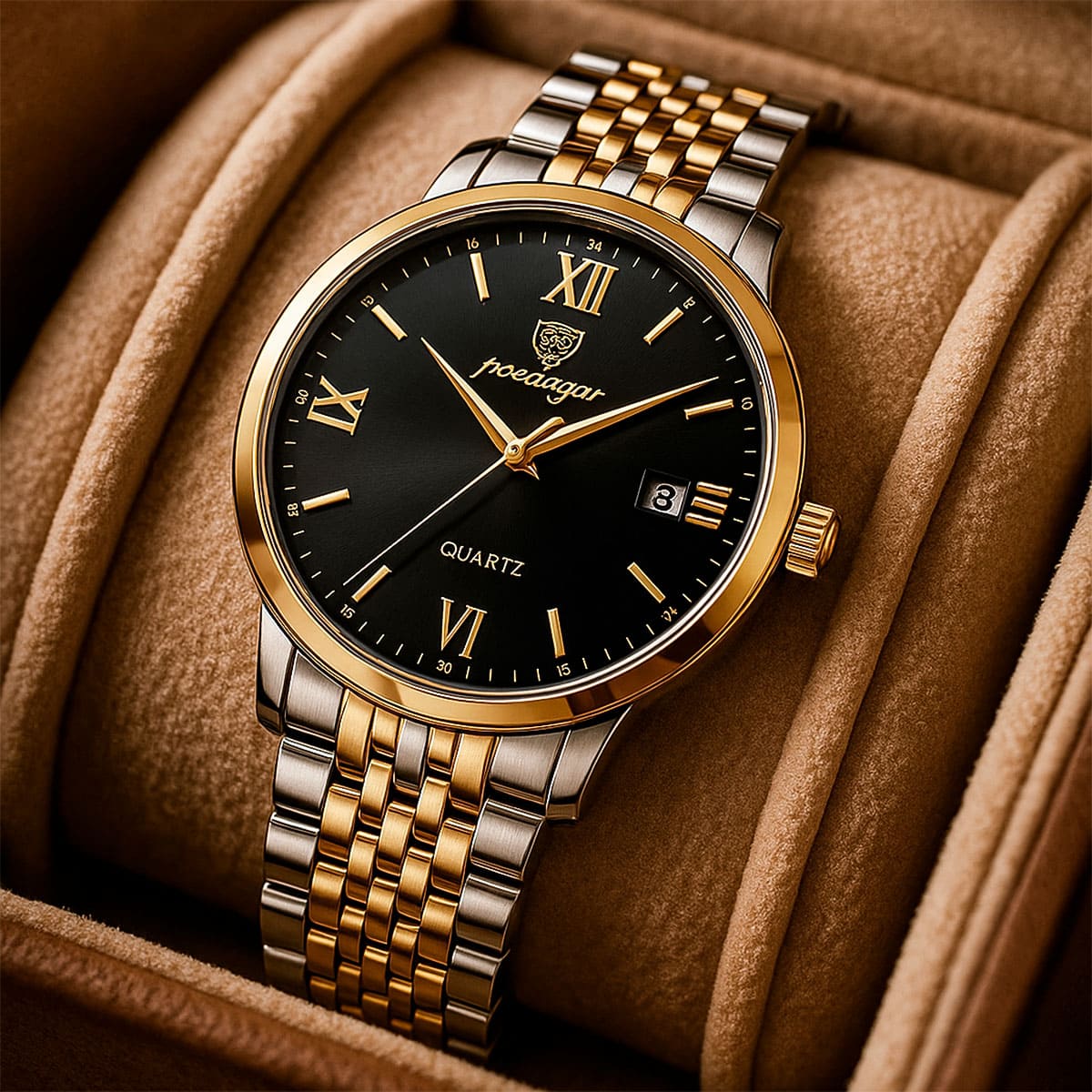 Stainless Steel Men’s Watch – Timeless Precision. Powerful Presence Stones Men