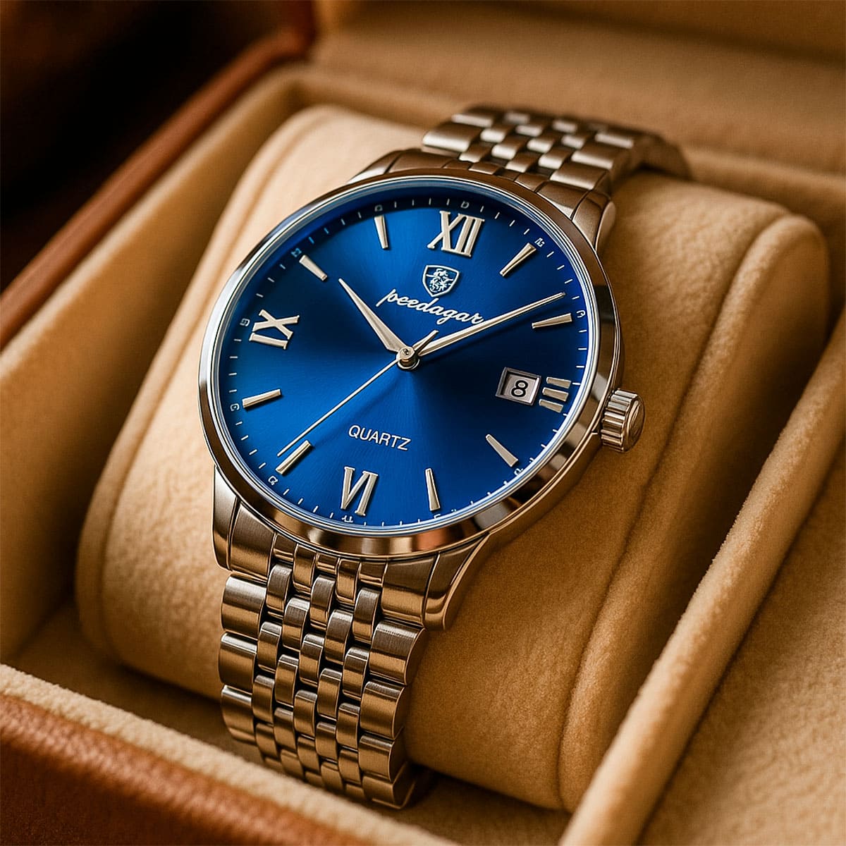 Stainless Steel Men’s Watch – Timeless Precision. Powerful Presence Stones Men