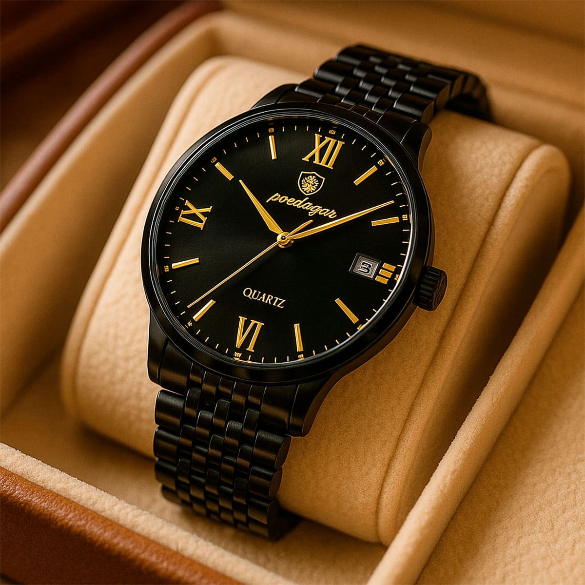 Stainless Steel Men’s Watch – Timeless Precision. Powerful Presence Stones Men