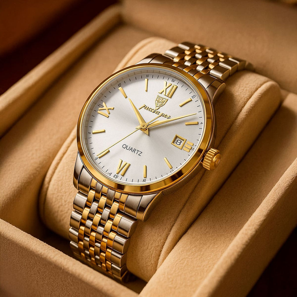 Stainless Steel Men’s Watch – Timeless Precision. Powerful Presence Stones Men