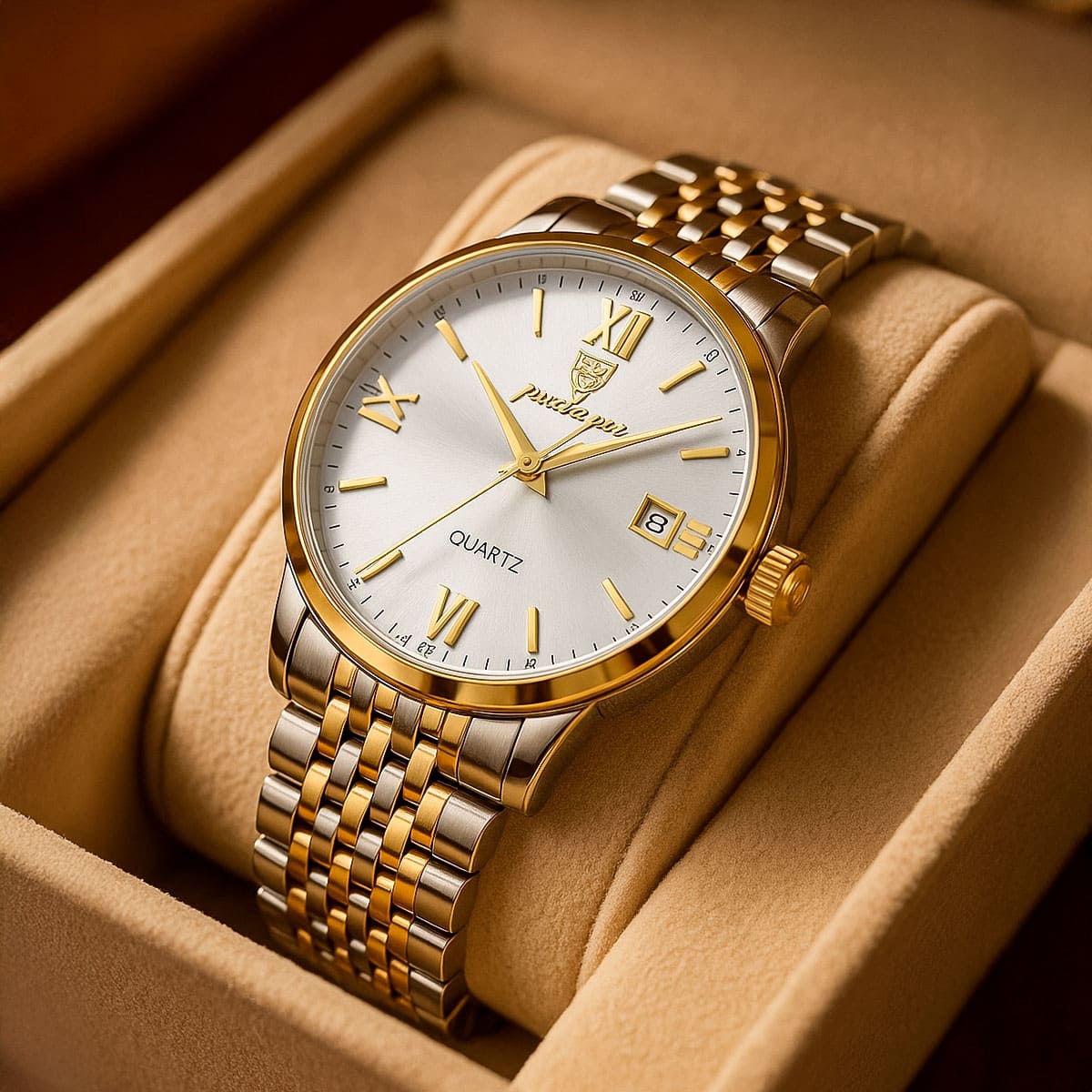 Stainless Steel Men’s Watch – Timeless Precision. Powerful Presence Stones Men