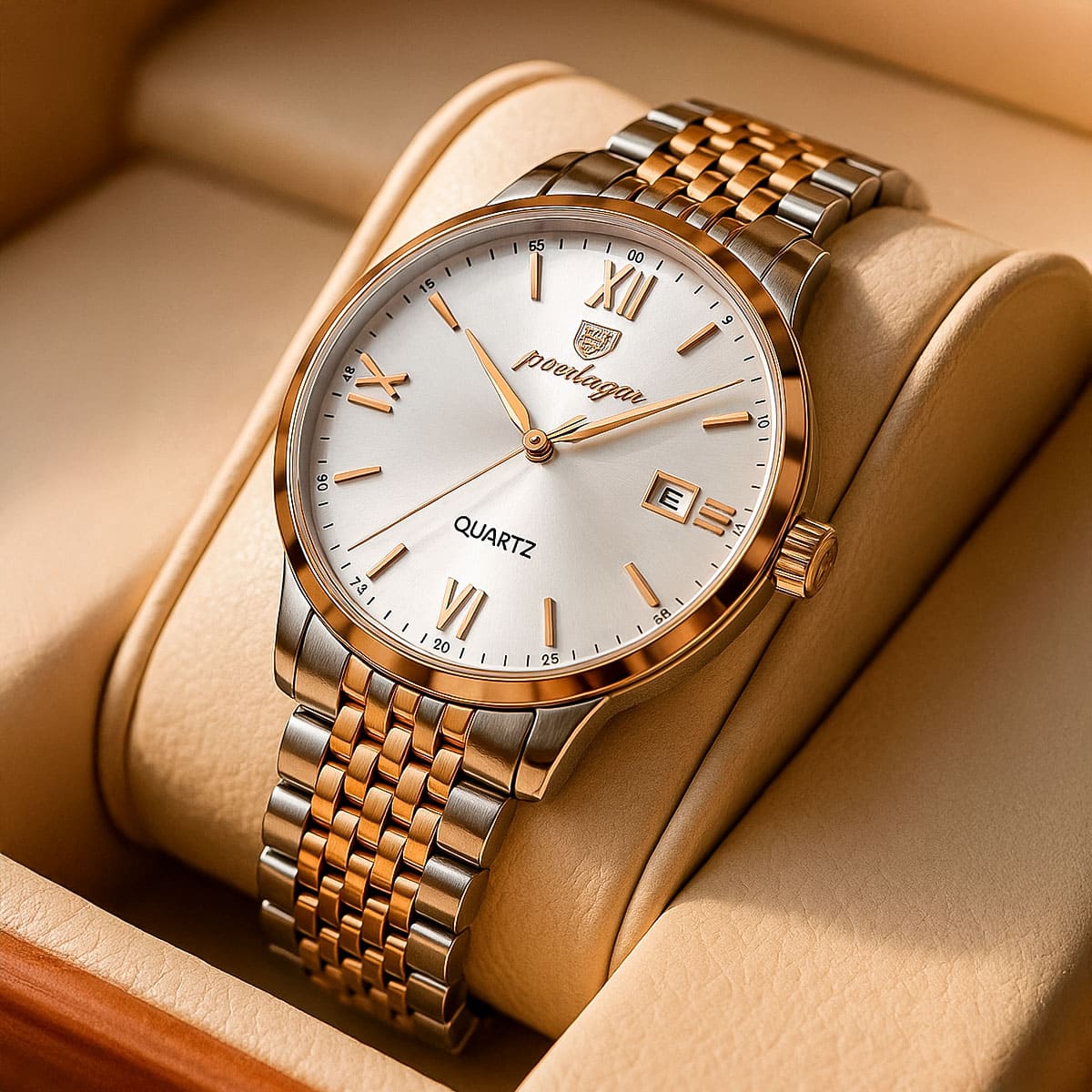 Stainless Steel Men’s Watch – Timeless Precision. Powerful Presence Stones Men