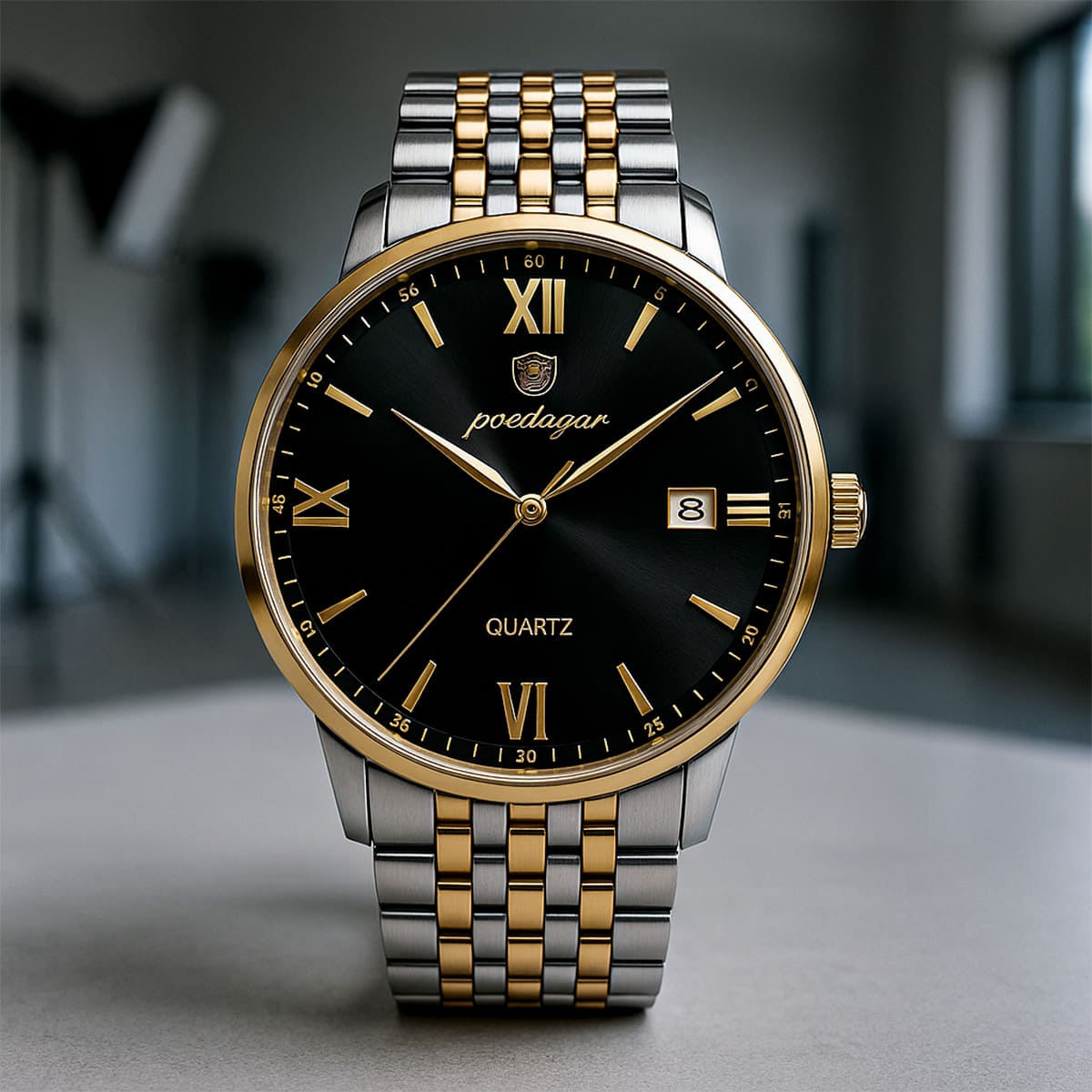 Stainless Steel Men’s Watch – Timeless Precision. Powerful Presence Stones Men