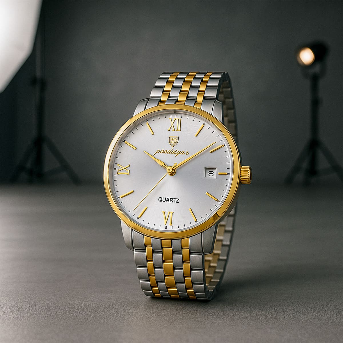 Stainless Steel Men’s Watch – Timeless Precision. Powerful Presence Stones Men