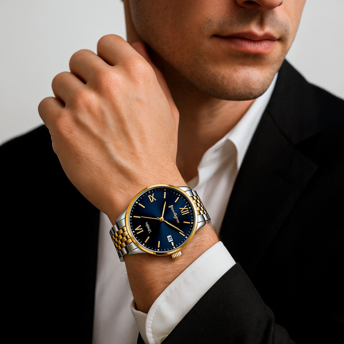 Stainless Steel Men’s Watch – Timeless Precision. Powerful Presence Stones Men