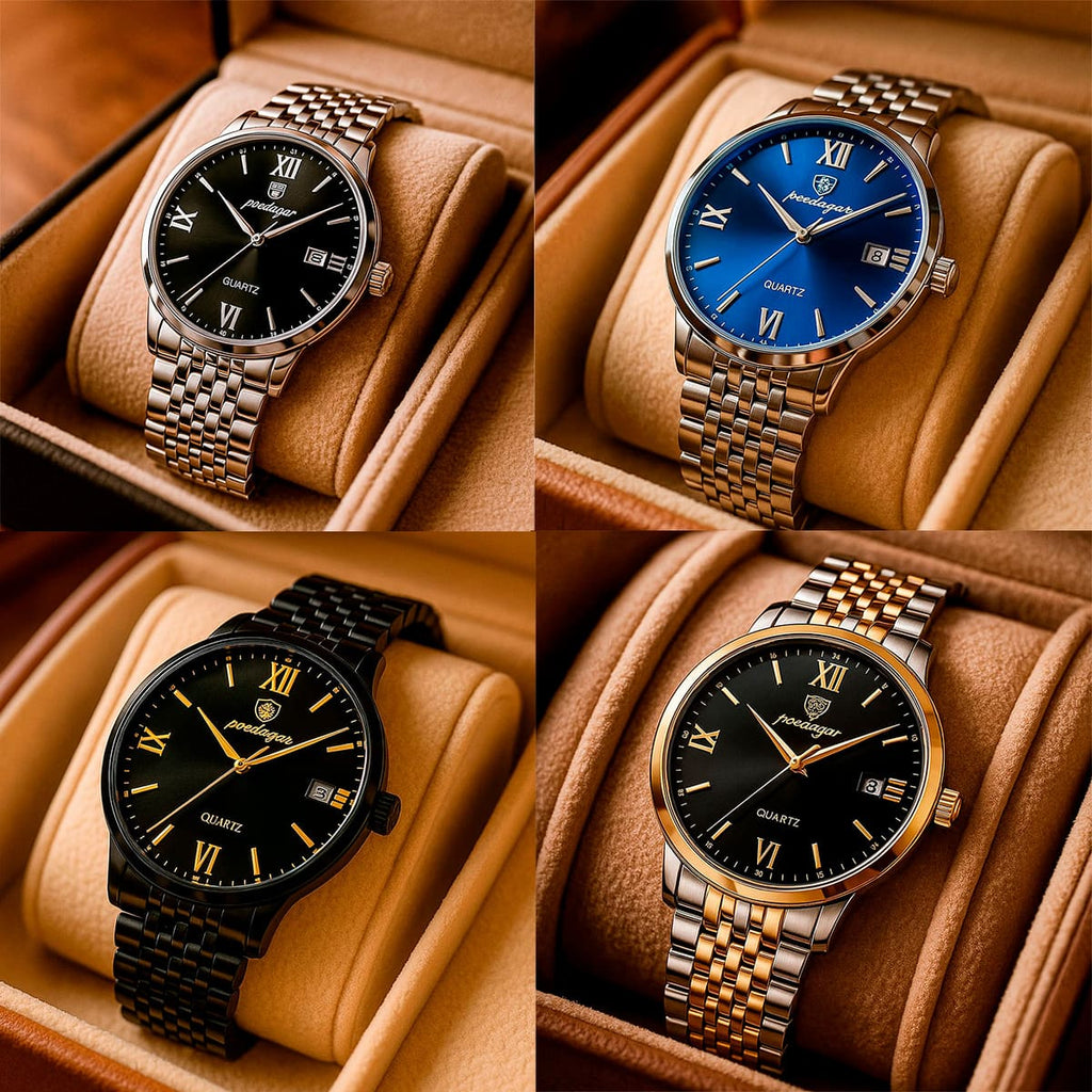 Stainless Steel Men’s Watch – Timeless Precision. Powerful Presence Stones Men