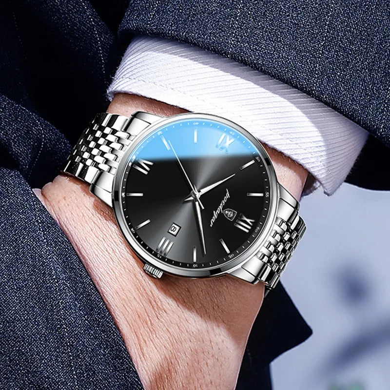 Stainless Steel Men’s Watch – Timeless Precision. Powerful Presence
