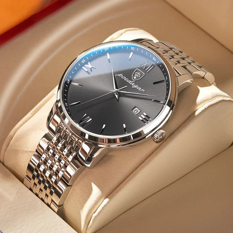 Stainless Steel Men’s Watch – Timeless Precision. Powerful Presence