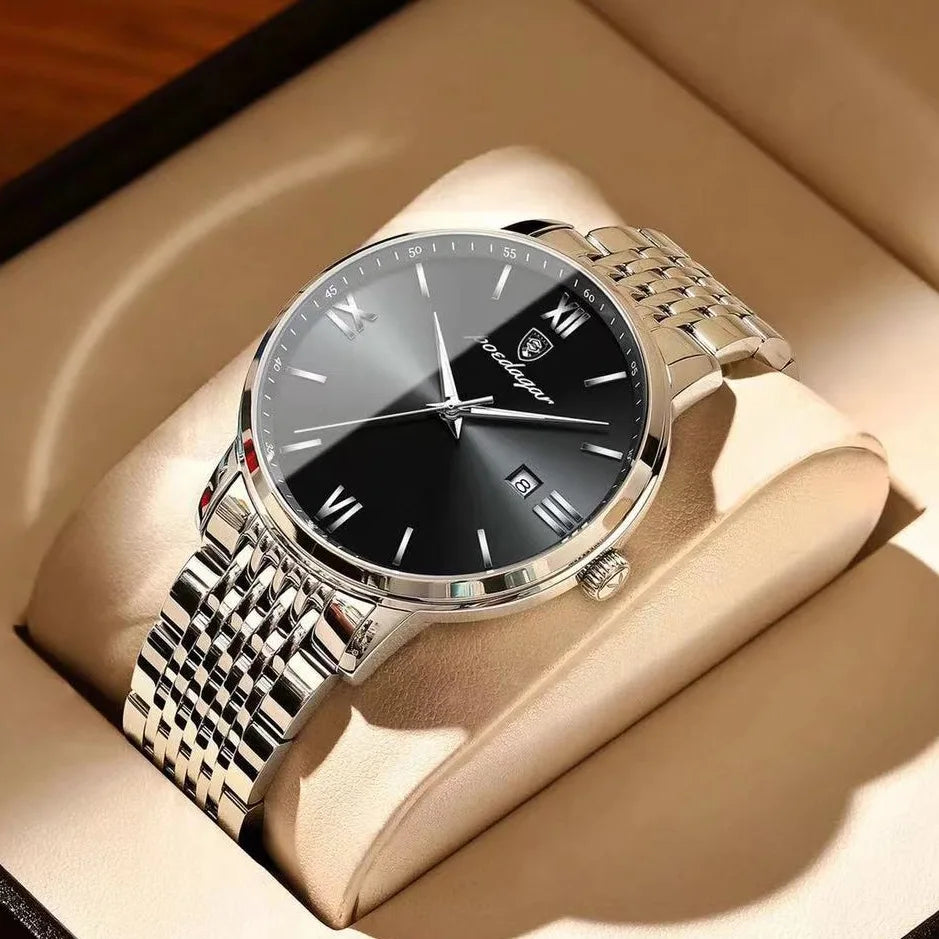 Stainless Steel Men’s Watch – Timeless Precision. Powerful Presence