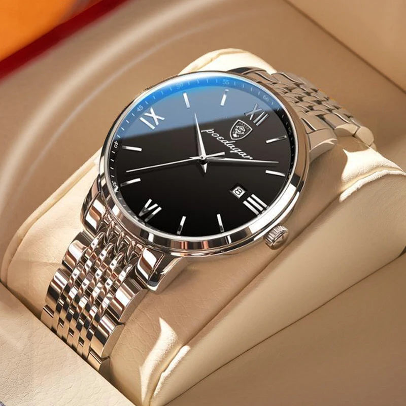 Stainless Steel Men’s Watch – Timeless Precision. Powerful Presence