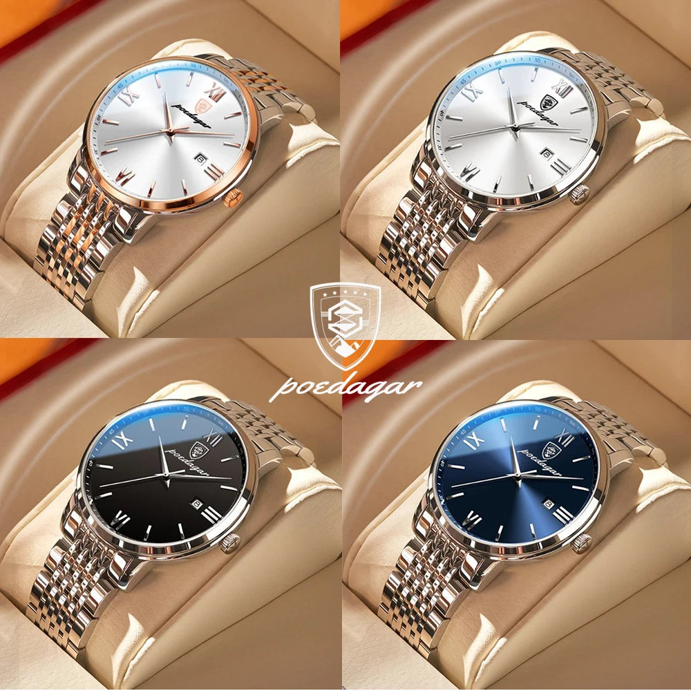 Stainless Steel Men’s Watch – Timeless Precision. Powerful Presence