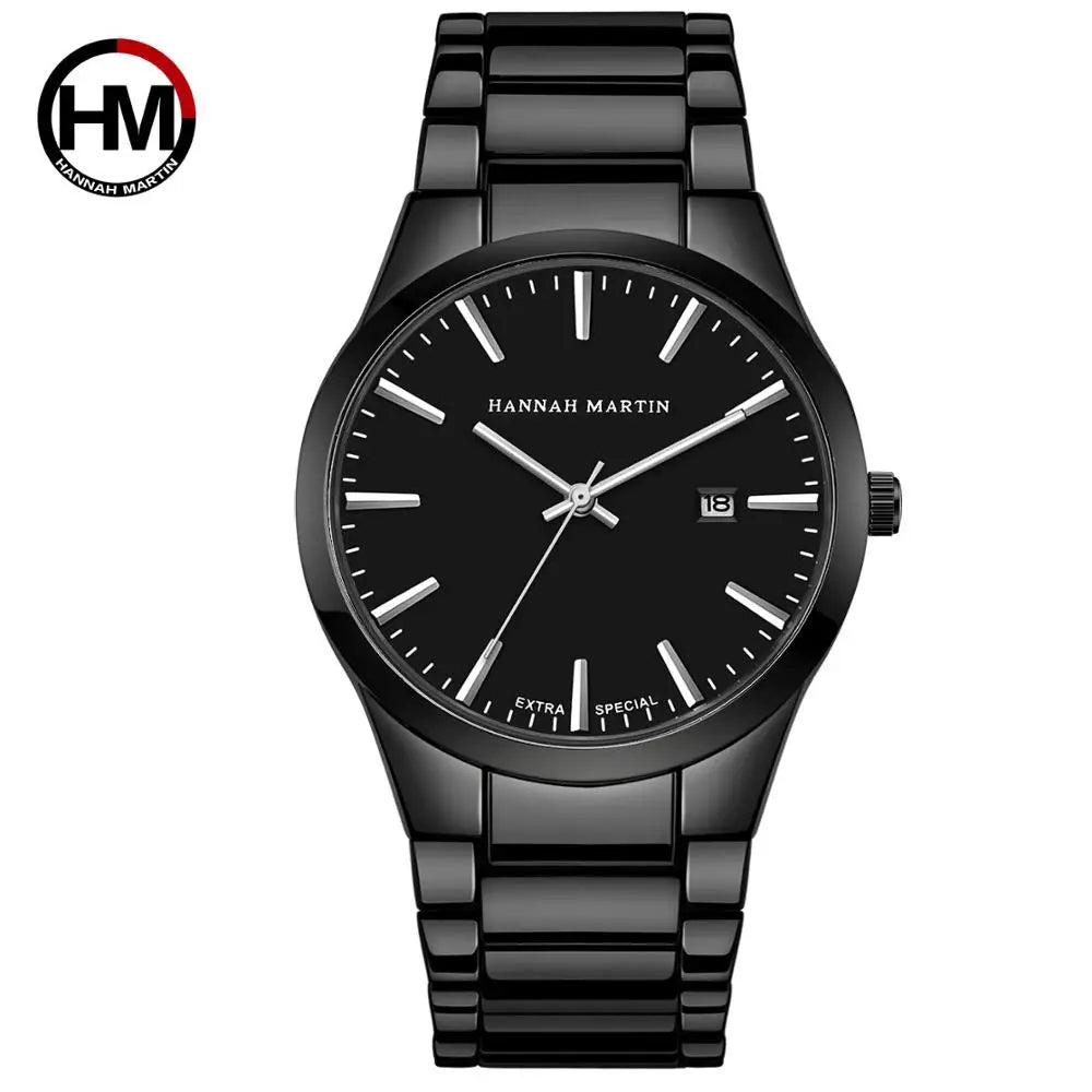 Men Watch Top Brand Luxury Calendar Stainless Steel Quartz Fashion Business Stones Men