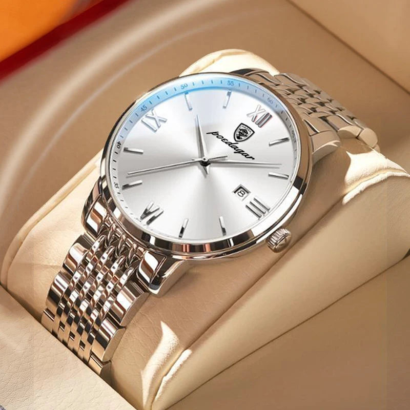 Stainless Steel Men’s Watch – Timeless Precision. Powerful Presence