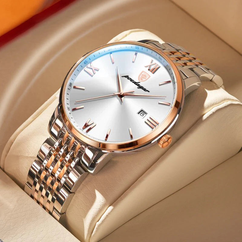 Stainless Steel Men’s Watch – Timeless Precision. Powerful Presence