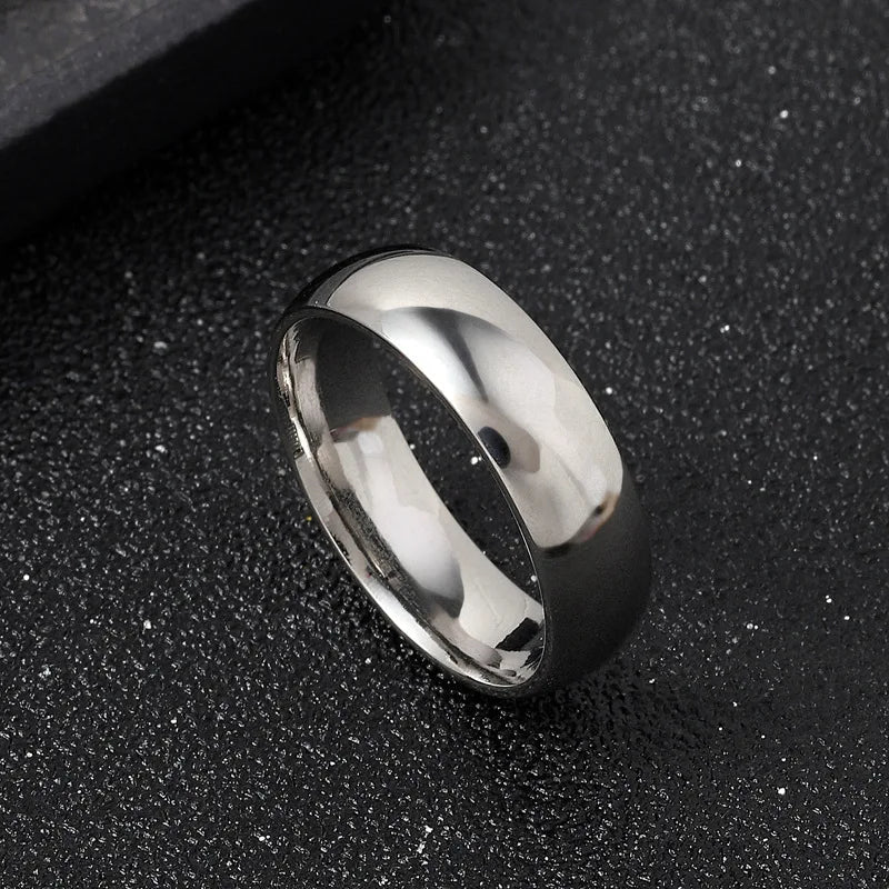 Matte Black Stainless Steel Ring – Bold Commitment. Timeless Style. Stones Men