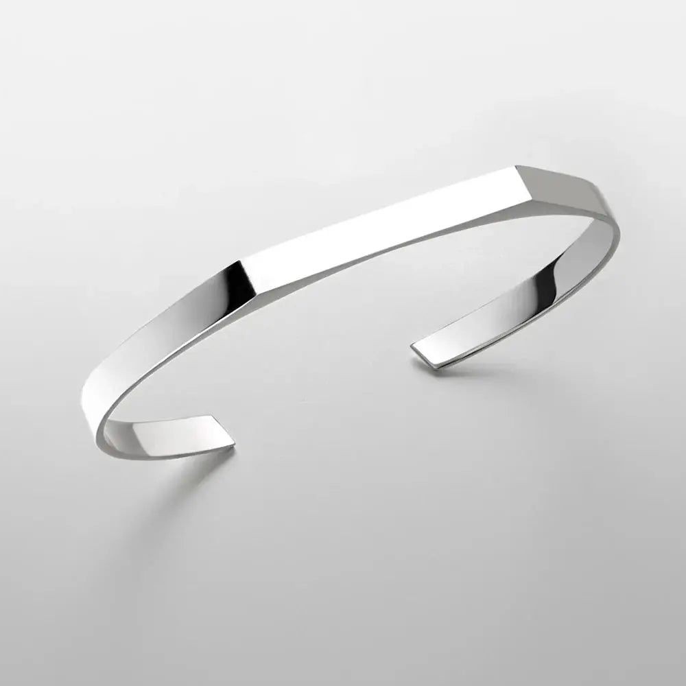 Pulseira heptágono minimalista de design mais recente da eManco, pulseira de aço inoxidável banhada a ouro, pulseira minimalista para homens e mulheres