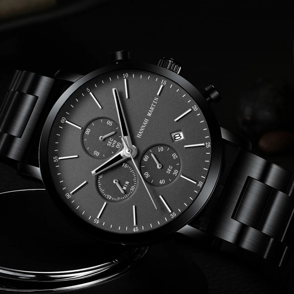 Hannah Martin™ Multifunctional Sports Watch – Precision in Motion. Style with Strength. Stones Men