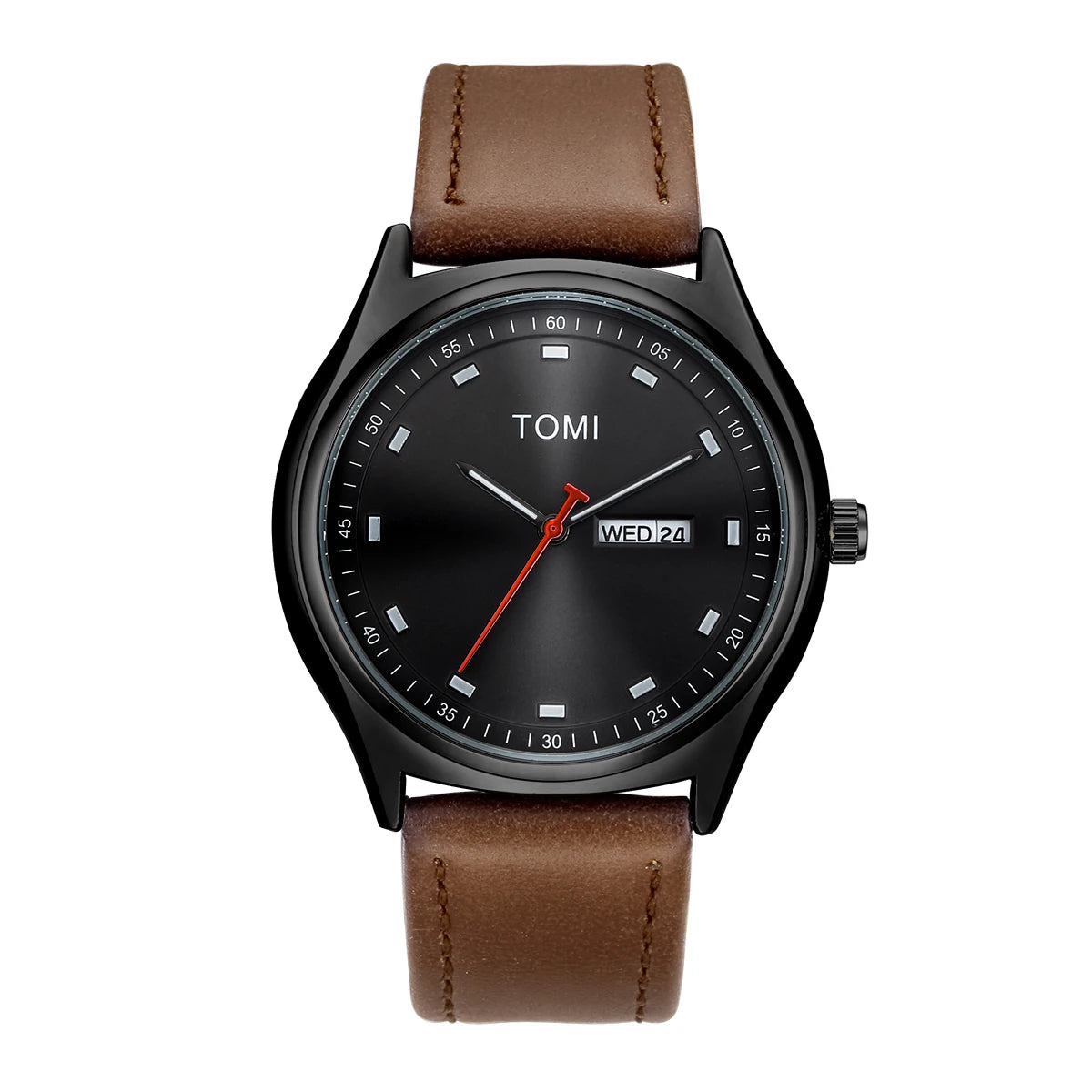 Minimalist Business Quartz Watch – Clean Look. Daily Precision. Unisex Appeal. Stones Men