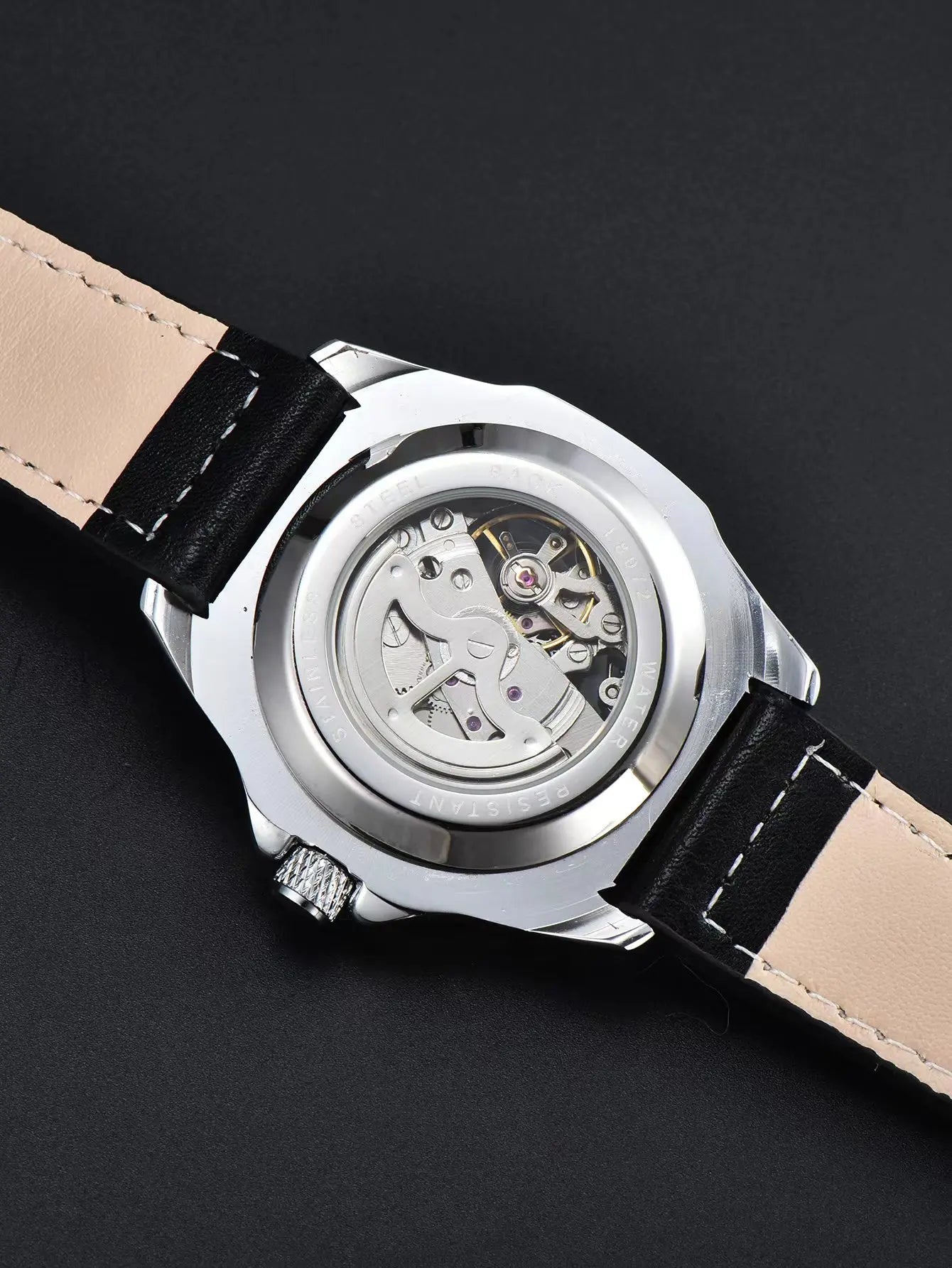 LONGLUX™ Automatic Skeleton Watch – Bold Engineering. Effortless Style. Stones Men