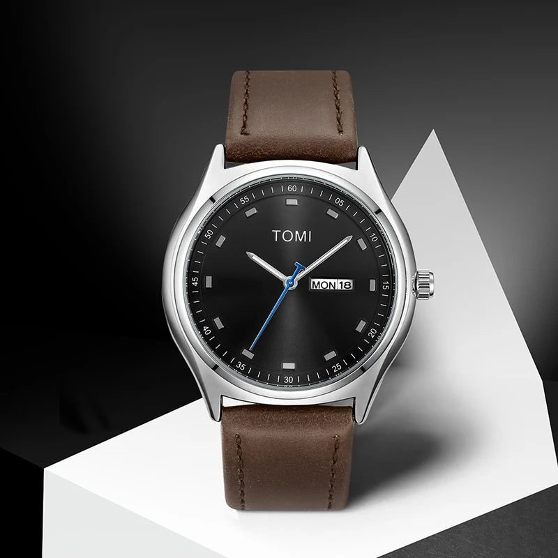 Minimalist Business Quartz Watch – Clean Look. Daily Precision. Unisex Appeal.