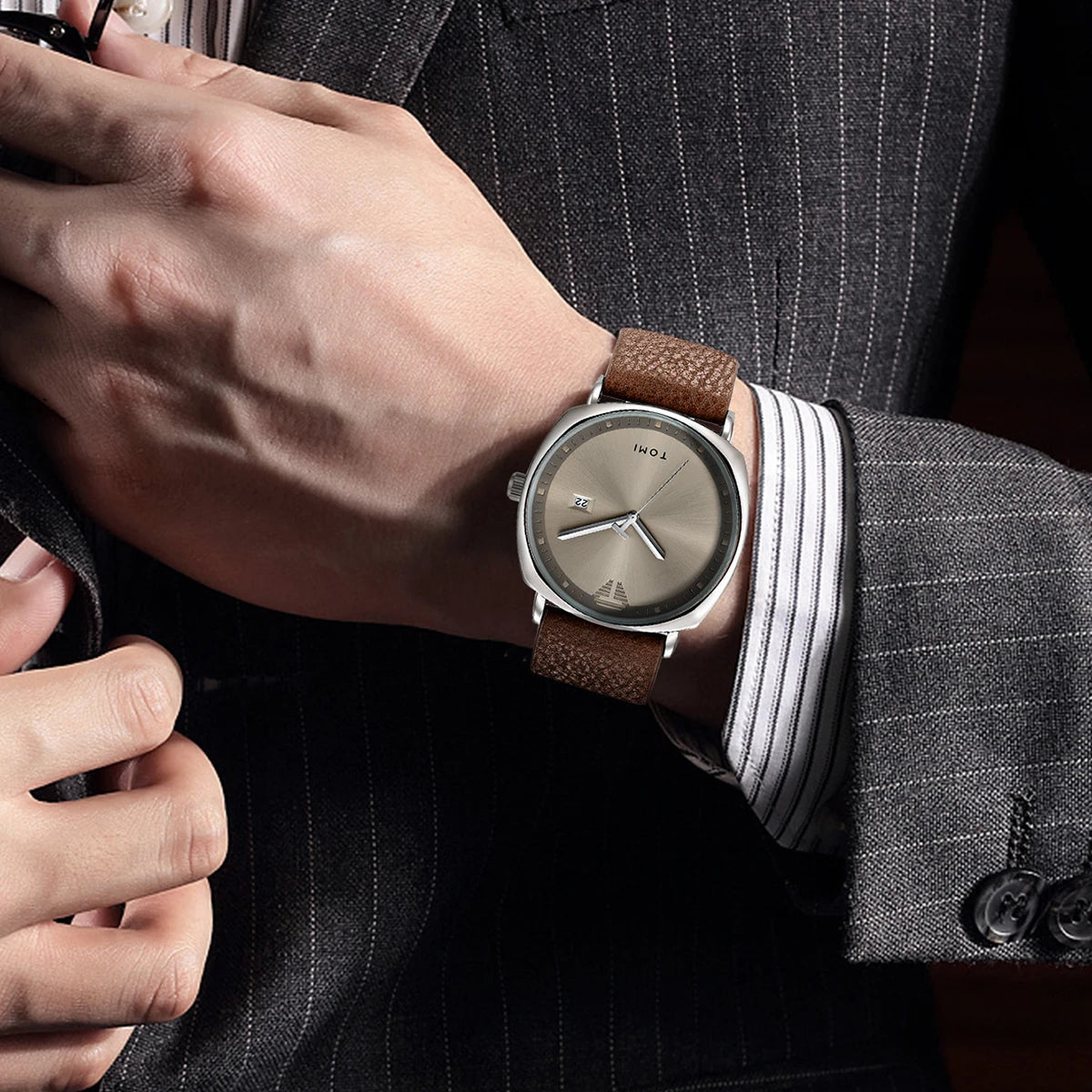 Minimalist Men's Fashion Watch – Clean Design. Daily Function. Effortless Style Stones Men