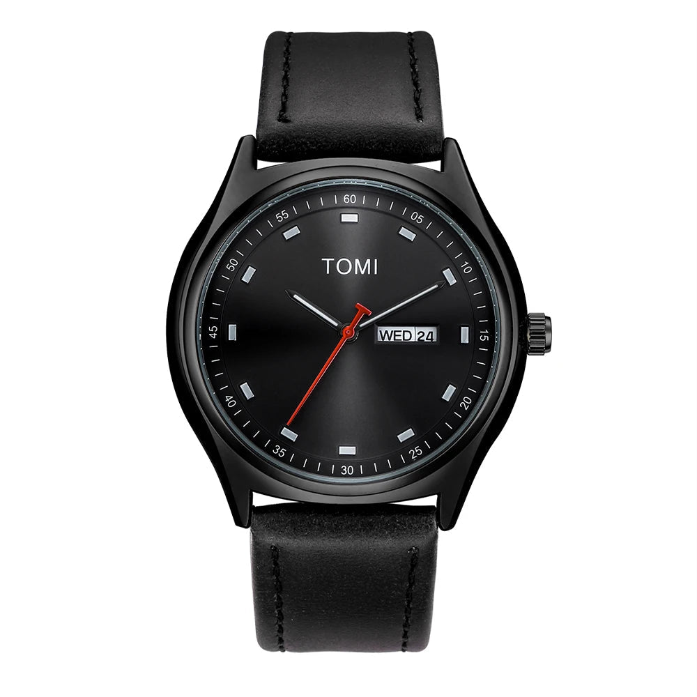 Minimalist Business Quartz Watch – Clean Look. Daily Precision. Unisex Appeal. Stones Men