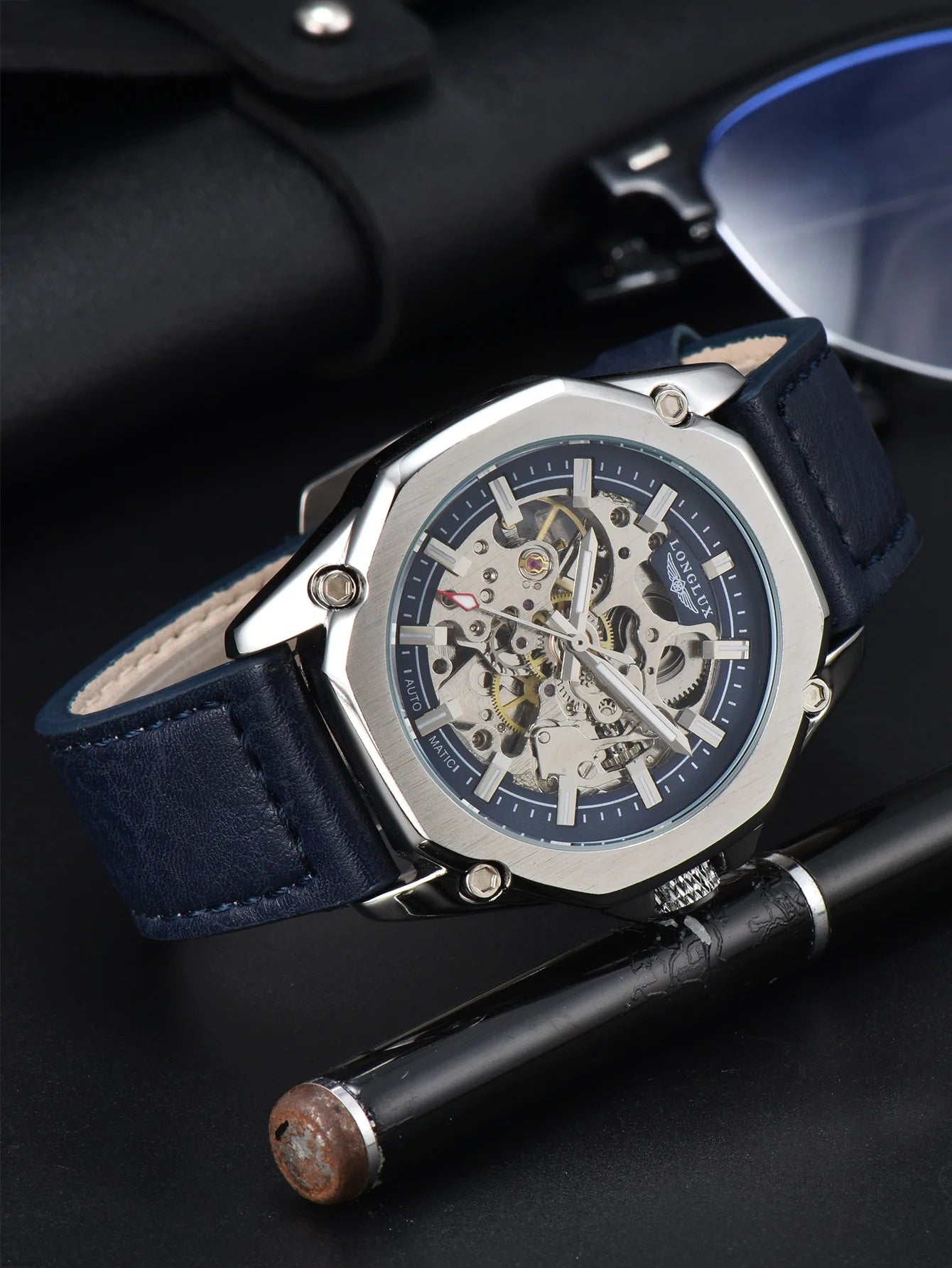 LONGLUX™ Automatic Skeleton Watch – Bold Engineering. Effortless Style.