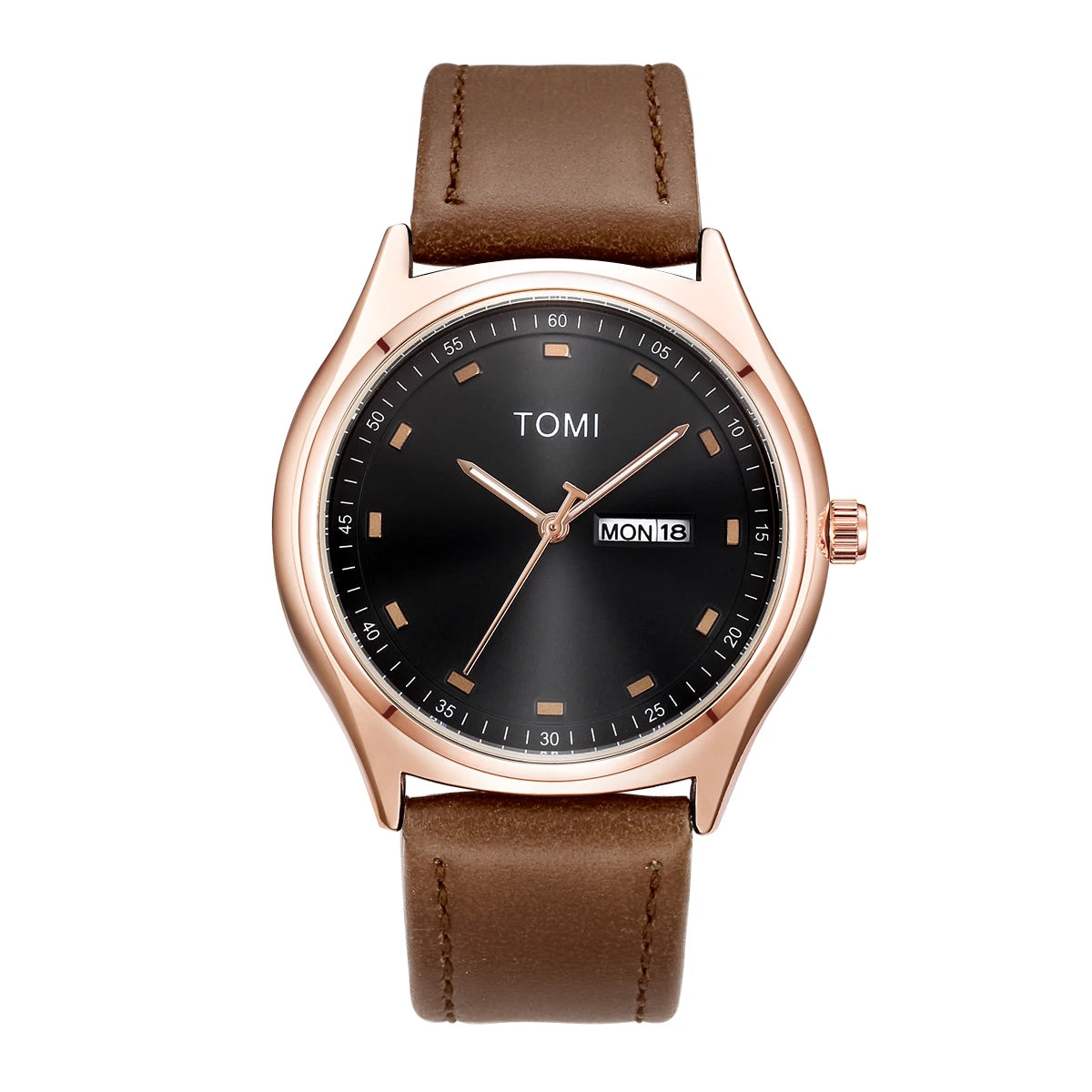 Minimalist Business Quartz Watch – Clean Look. Daily Precision. Unisex Appeal. Stones Men