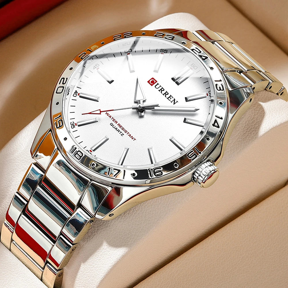 Ultra Thin Men's Stainless Steel Watch – Sleek Precision, Everyday Confidence