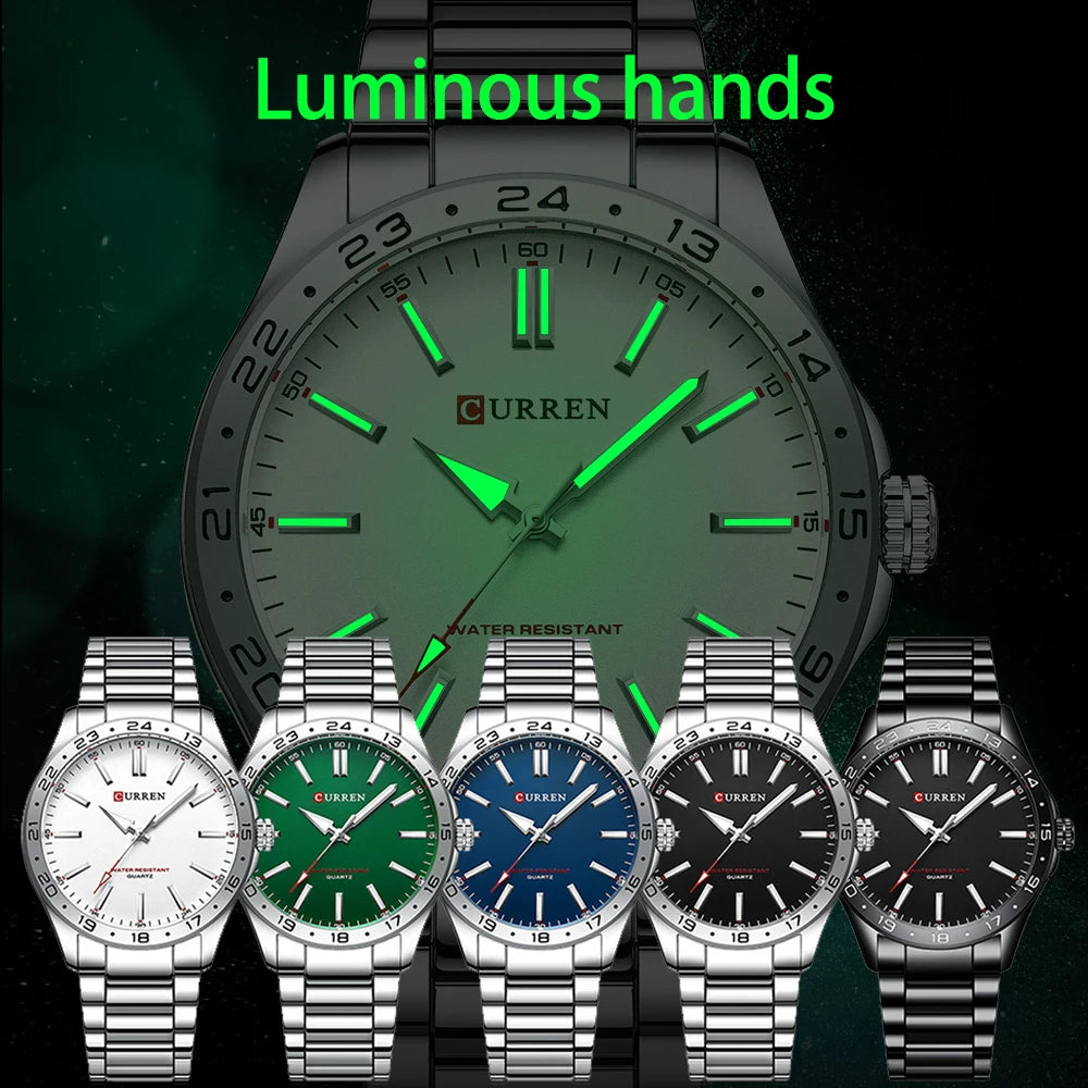 Ultra Thin Men's Stainless Steel Watch – Sleek Precision, Everyday Confidence