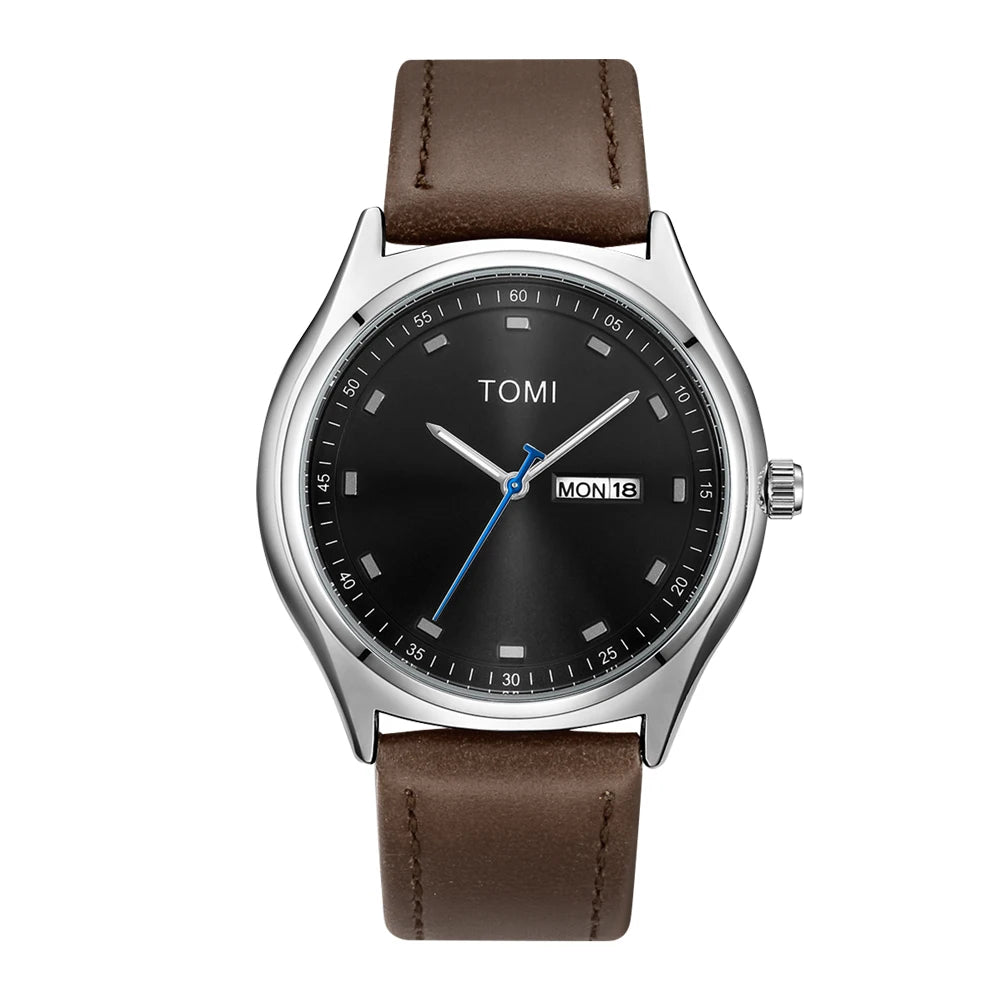 Minimalist Business Quartz Watch – Clean Look. Daily Precision. Unisex Appeal. Stones Men