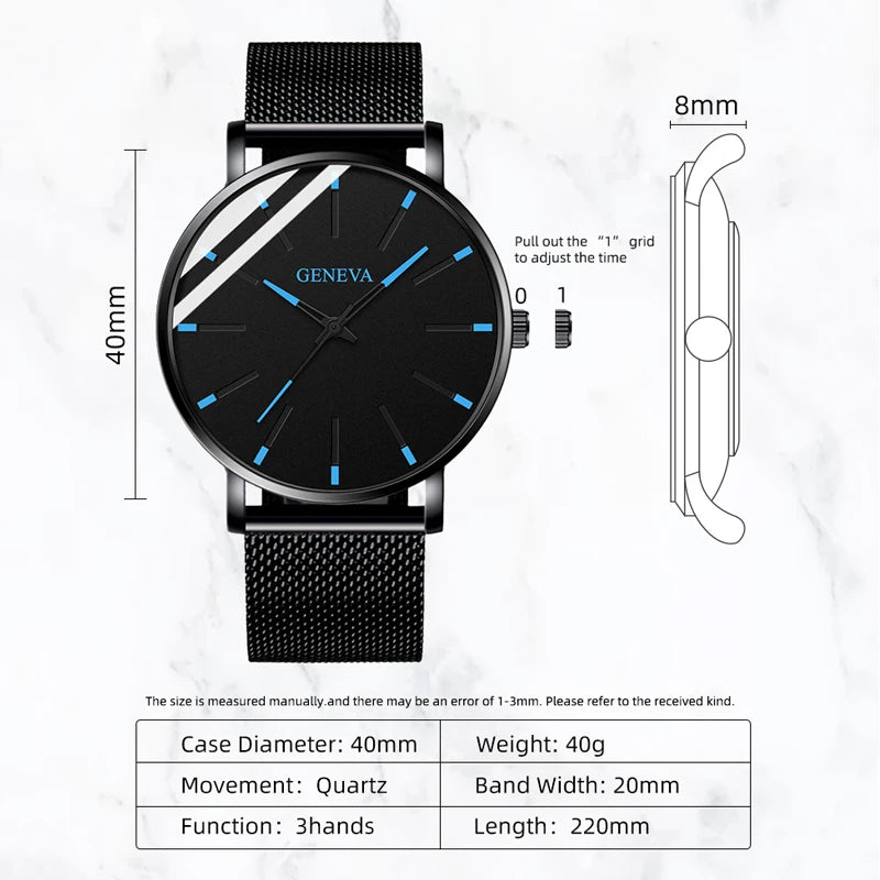 Minimalist Ultra-Thin Watch – Pure Simplicity. Everyday Sophistication