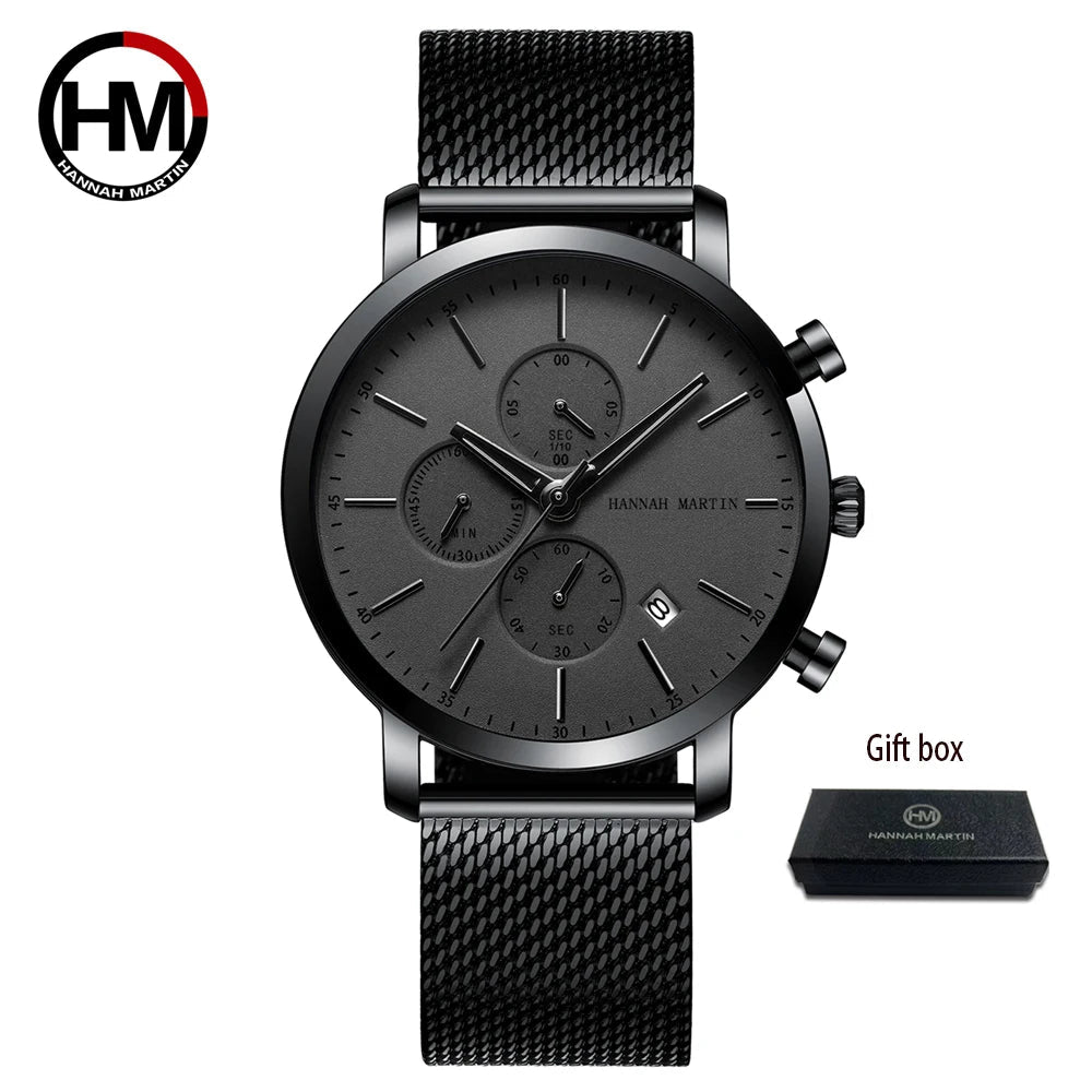 Hannah Martin™ Multifunctional Sports Watch – Precision in Motion. Style with Strength. Stones Men