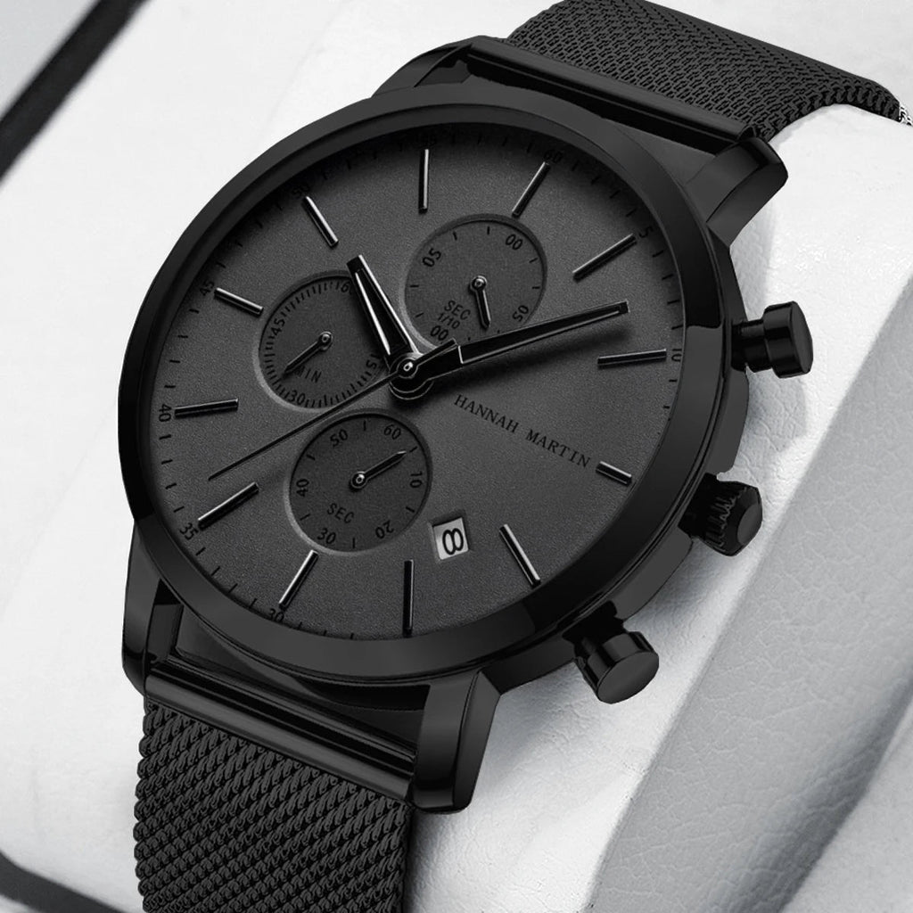 Hannah Martin™ Multifunctional Sports Watch – Precision in Motion. Style with Strength. Stones Men