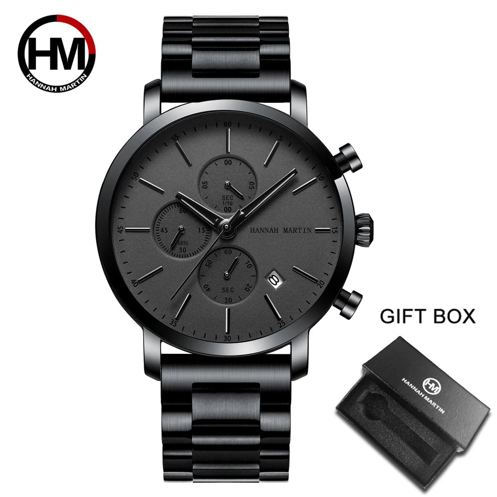 Hannah Martin™ Multifunctional Sports Watch – Precision in Motion. Style with Strength. Stones Men