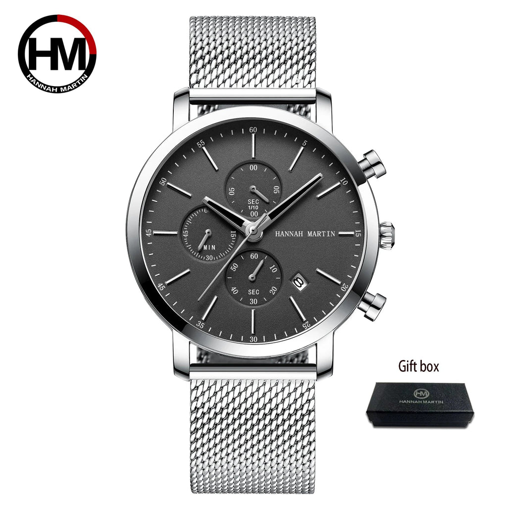 Hannah Martin™ Multifunctional Sports Watch – Precision in Motion. Style with Strength. Stones Men
