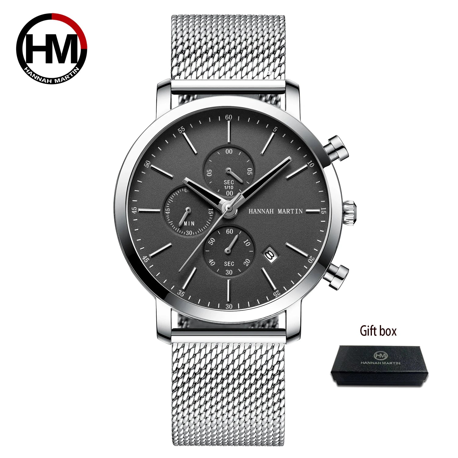 Hannah Martin™ Multifunctional Sports Watch – Precision in Motion. Style with Strength. Stones Men