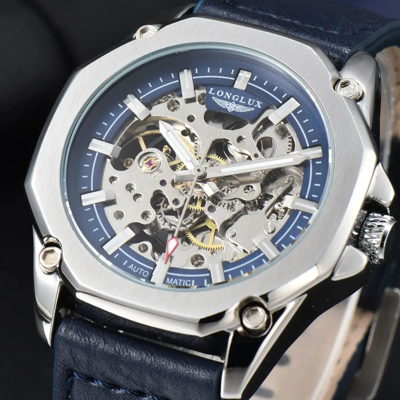 LONGLUX™ Automatic Skeleton Watch – Bold Engineering. Effortless Style.